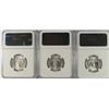 Image 2 : LOT OF ( 3 ) 1964 WASHINGTON QUARTERS, NGC MS-65