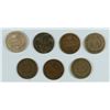 Image 2 : LOT of 1864 INDIAN HEAD CENTS, (7) BRONZE & COPPER NICKEL