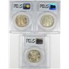 Image 2 : SET OF 1937 P,DS BOONE COMMEN HALF DOLLAR PCGS MS-65