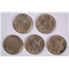 Image 1 : (5) 1913 I BUFFALO NICKELS