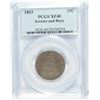 Image 1 : 1853 SEATED QUARTER ( ARROWS AND RAYS ) PCGS XF-40