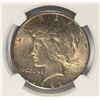 Image 2 : 1922-S PEACE DOLLAR NGC MS-62  NICELY TONED