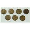 Image 2 : LOT OF ( 7 ) 1863  INDIAN HEAD CENTS, AG-VG  MOSTLY GOODS