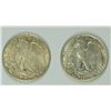 Image 2 : LOT OF ( 2 ) BU WALKING LIBERTY HALF DOLLARS: 1941 AND 1946