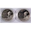 Image 2 : ( 2 ) 1991 KOREAN WAR MEMORIAL PROOF SILVER DOLLARS IN ORIG BOXES WITH COA