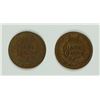Image 2 : LOT OF ( 2 ) INDIAN HEAD CENTS: ( 1 ) GOOD & ( 1 ) VG