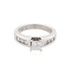 Image 1 : 14KT White Gold 1.36ctw Diamond Ring
