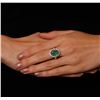 Image 5 : 14KT Yellow Gold 5.26ct Emerald and Diamond Ring