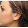 Image 5 : 14KT White Gold 1.07ctw Diamond Solitaire Earrings