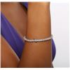 Image 6 : 14KT White Gold 4.15ctw Diamond Tennis  Bracelet