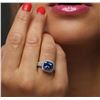 Image 5 : 14KT Two-Tone 6.06ct Tanzanite and Diamond Ring
