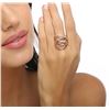 Image 5 : 14KT Rose Gold 0.91ctw Diamond Ring