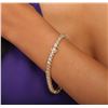 Image 5 : 14KT Yellow Gold 6.90ctw Diamond Bracelet