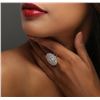Image 5 : 14KT Two-Tone Gold 5.61ctw Diamond Ring