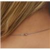 Image 7 : 14KT White Gold 2.27ct Tanzanite and Diamond Pendant With Chain