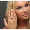Image 5 : 14KT White Gold 0.86ctw Diamond Ring