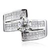 Image 3 : 18KT White Gold 2.26ctw Diamond Ring