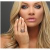 Image 1 : 14KT Rose Gold 0.64ctw Diamond Ring