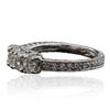 Image 2 : 14KT White Gold 1.27ctw Diamond Ring