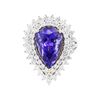 Image 3 : 14KT Two-Tone Gold 4.13ct Tanzanite and Diamond Ring