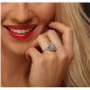 Image 5 : 14KT White Gold EGL Certified 2.45ctw Round Brilliant Cut Diamond Ring