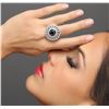 Image 5 : 14KT White Gold 6.81ctw Black Diamond Ring
