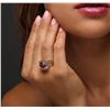 Image 6 : 14KT Rose Gold 7.28ct Morganite and Diamond Ring