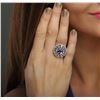 Image 5 : 18KT White Gold 3.11ct Tanzanite and Diamond Ring