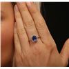 Image 5 : 14KT Yellow Gold 2.14ct Tanzanite and Diamond Ring