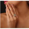 Image 5 : 14KT Yellow Gold 2.63ct Aquamarine and Diamond Ring