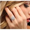 Image 2 : 14KT White Gold 1.66ct Diamond Ring