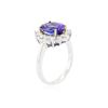 Image 6 : 14KT White Gold 3.17ct Tanzanite and Diamond Ring