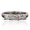 Image 1 : 14KT White Gold 1.20ctw Diamond Ring