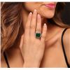 Image 5 : 14KT White Gold 8.82ct Emerald and Diamond Ring
