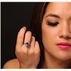Image 2 : 14KT Two-Tone Gold 3.90ct Tanzanite and Diamond Ring
