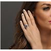 Image 2 : 14KT White Gold 2.60ct Tanzanite and Diamond Ring