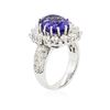Image 6 : 14KT White Gold 5.17ct Tanzanite and Diamond Ring