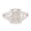 Image 1 : 18KT White Gold 6.07ctw Diamond Ring