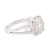 Image 2 : 18KT White Gold 6.07ctw Diamond Ring