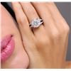 Image 5 : 18KT White Gold 6.07ctw Diamond Ring
