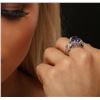 Image 5 : 14KT White Gold 5.47ct Tanzanite and Diamond Ring
