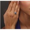 Image 5 : 14KT White Gold 1.31ct Tanzanite and Diamond Ring