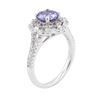 Image 7 : 14KT White Gold 1.31ct Tanzanite and Diamond Ring
