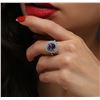 Image 5 : 14KT White Gold 2.70ct Tanzanite and Diamond Ring