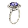 Image 9 : 14KT White Gold 2.70ct Tanzanite and Diamond Ring