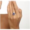 Image 2 : 14KT White Gold 2.66ct Tanzanite and Diamond Ring