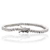 Image 4 : 18KT White Gold 3.88ctw Diamond Tennis Bracelet