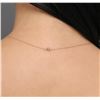 Image 6 : 14KT Rose Gold 0.76ctw Diamond Pendant With Chain