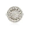 Image 1 : 14KT White Gold 1.28ctw Brilliant Cut Diamond Ring
