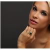 Image 5 : 14KT Yellow Gold 3.73ct Emerald and Diamond Ring